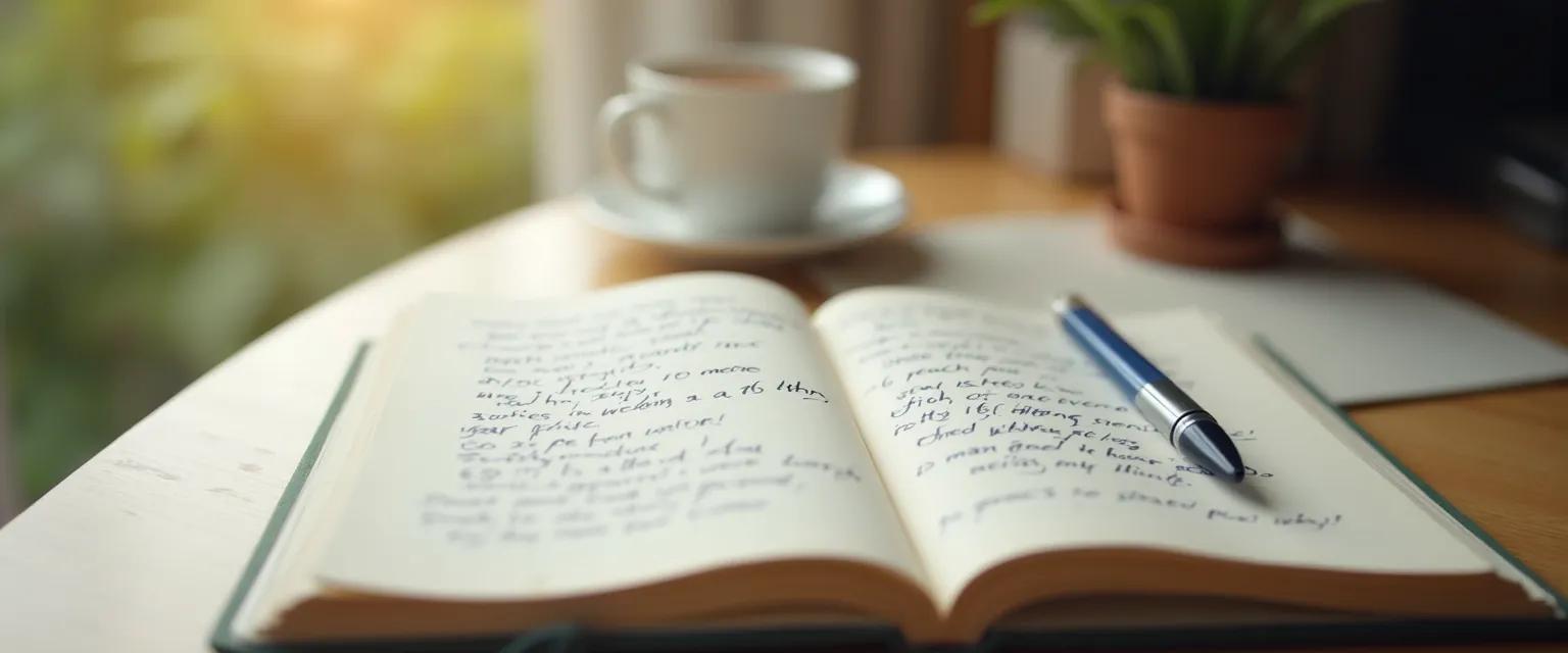 Person transforming anxiety through personal storytelling techniques