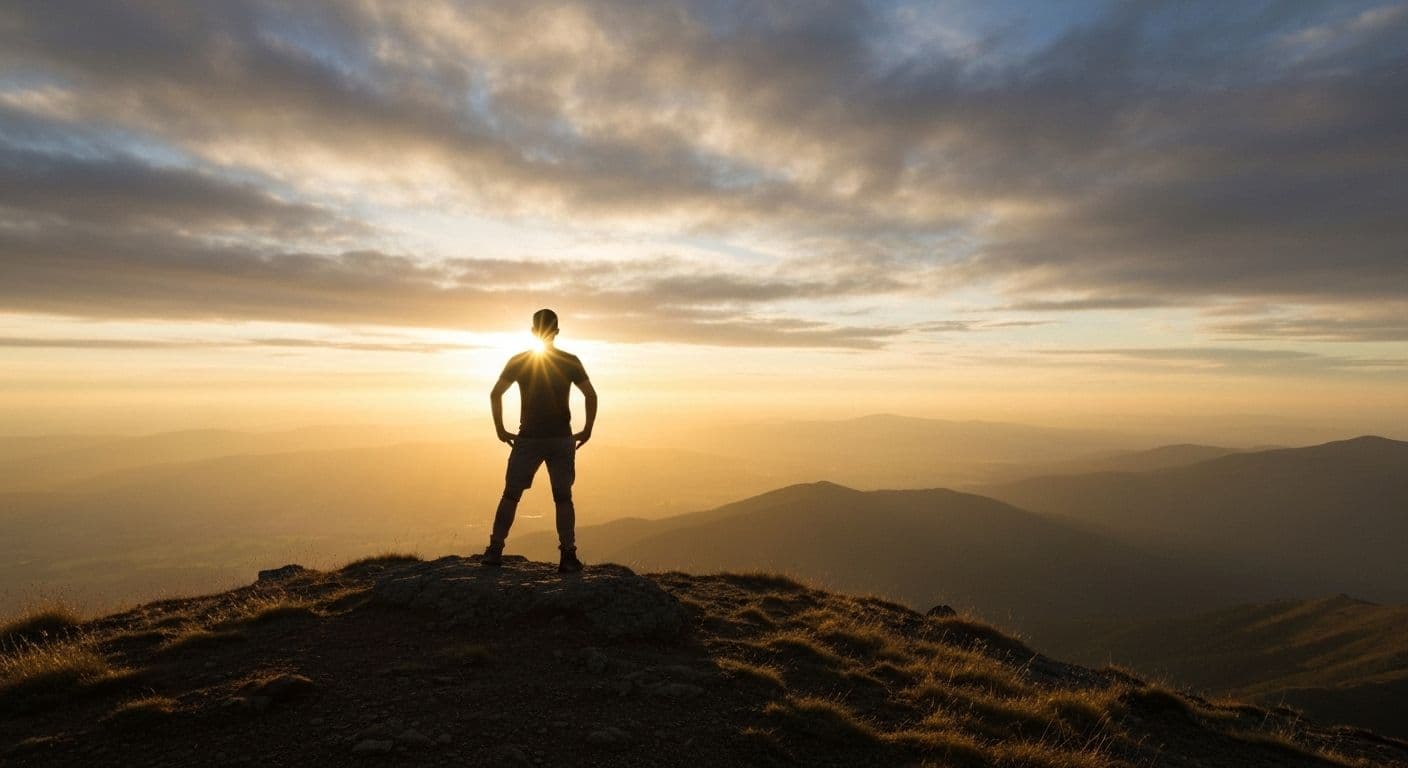 Person sitting peacefully alone, representing going through a breakup alone and building emotional independence