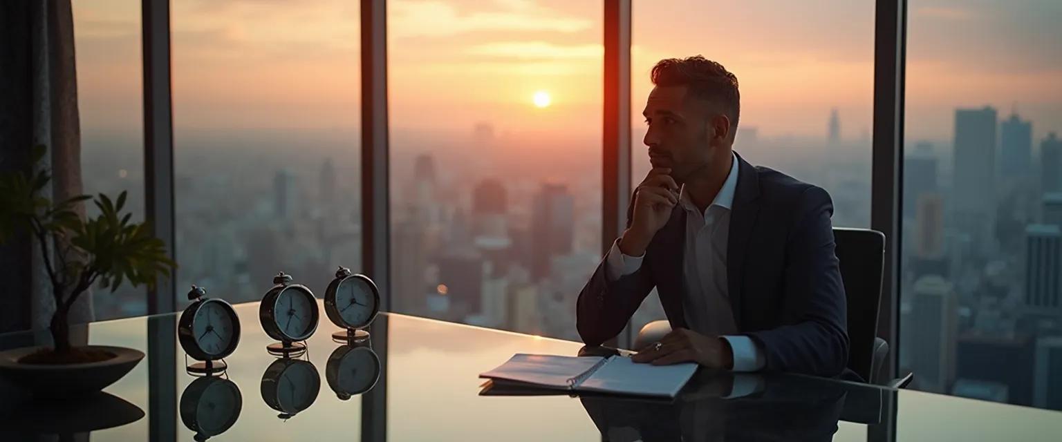 Business executive practicing Forbes self-awareness techniques for leadership development