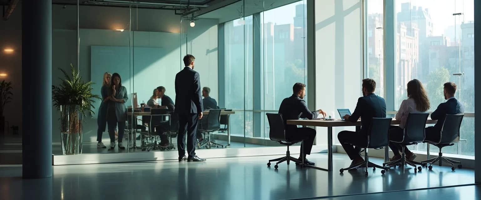 Professional developing self and social awareness in the workplace through natural interactions