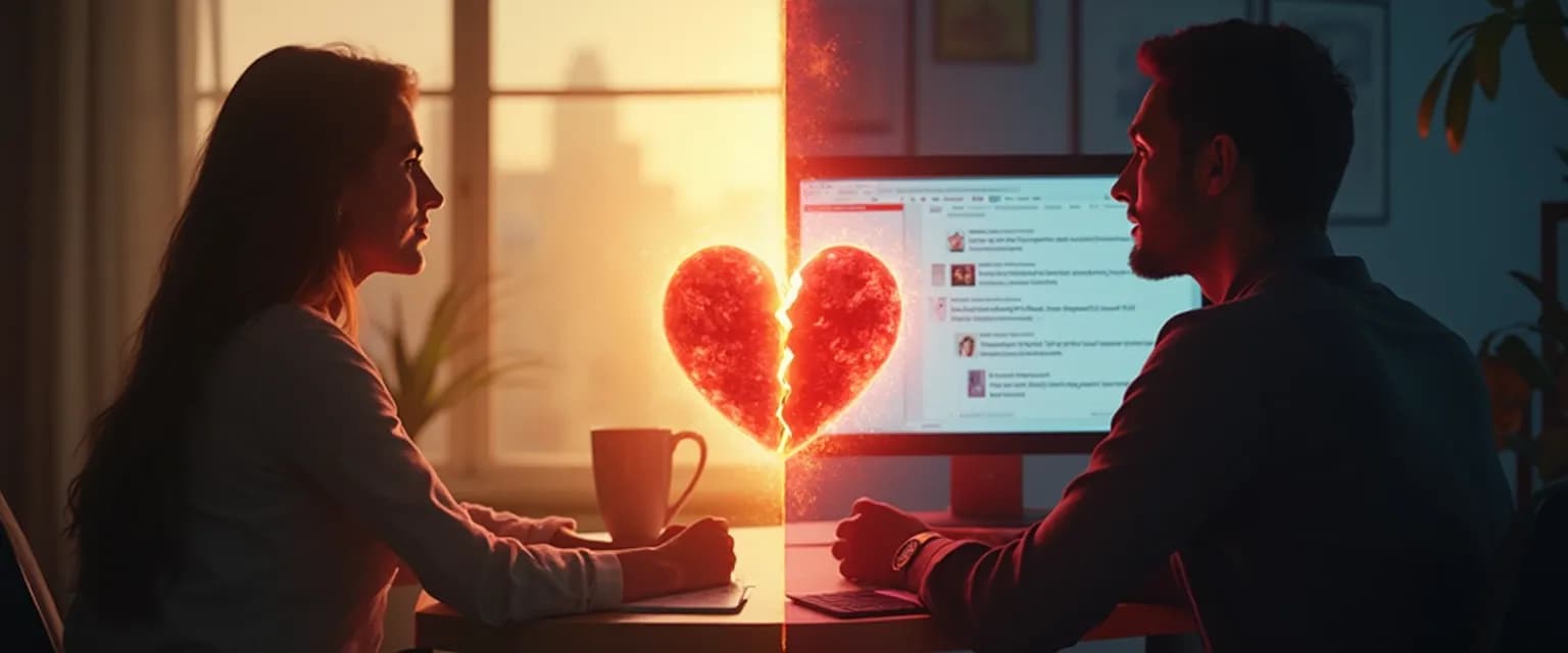 Person reading Reddit advice on how to get over a breakup on their phone