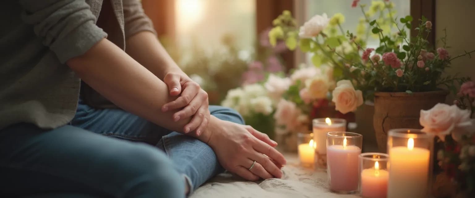 Person offering comfort to someone grieving what to say when a loved one dies