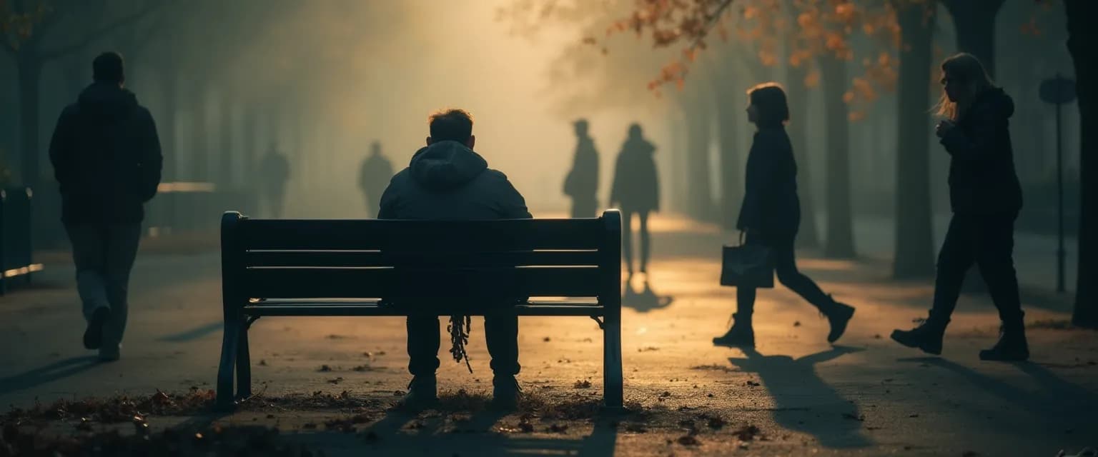 Person experiencing the most painful heartbreak that goes unacknowledged by friends