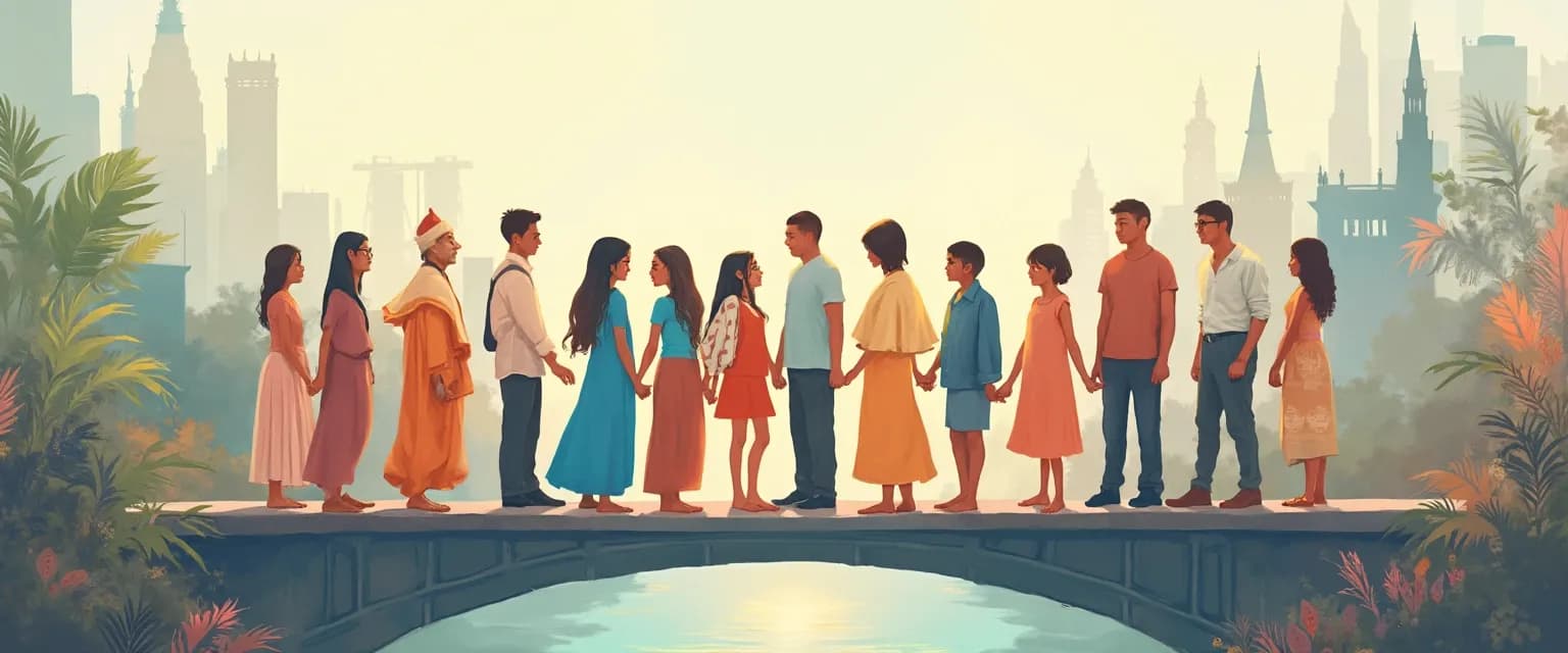 Person practicing cultural identity affirmations to reduce anxiety in cultural minorities