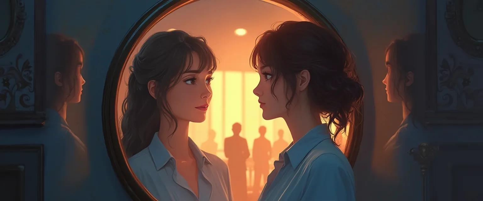 Professional practicing daily self-awareness behaviors in workplace meeting