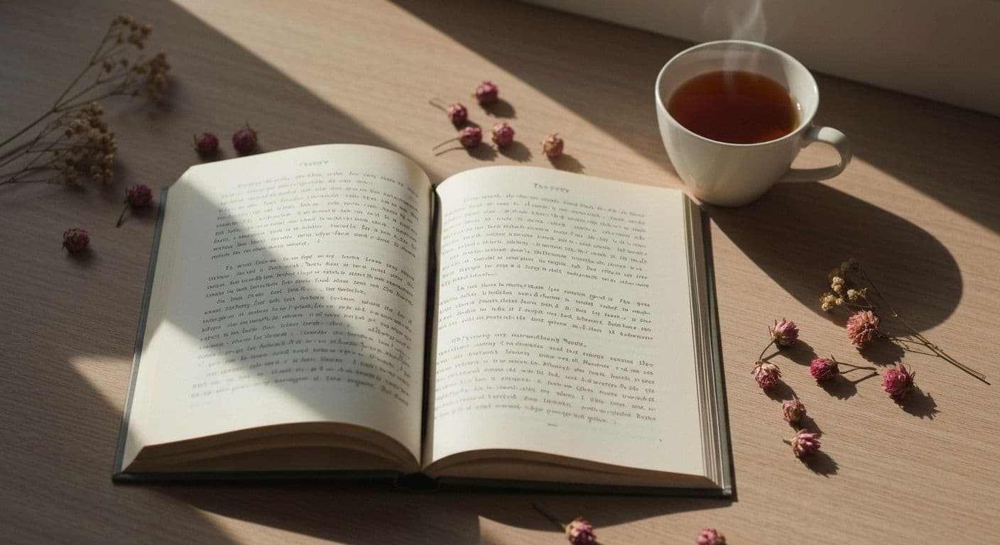 Person reading Rupi Kaur heartbreak poetry for emotional healing and comfort