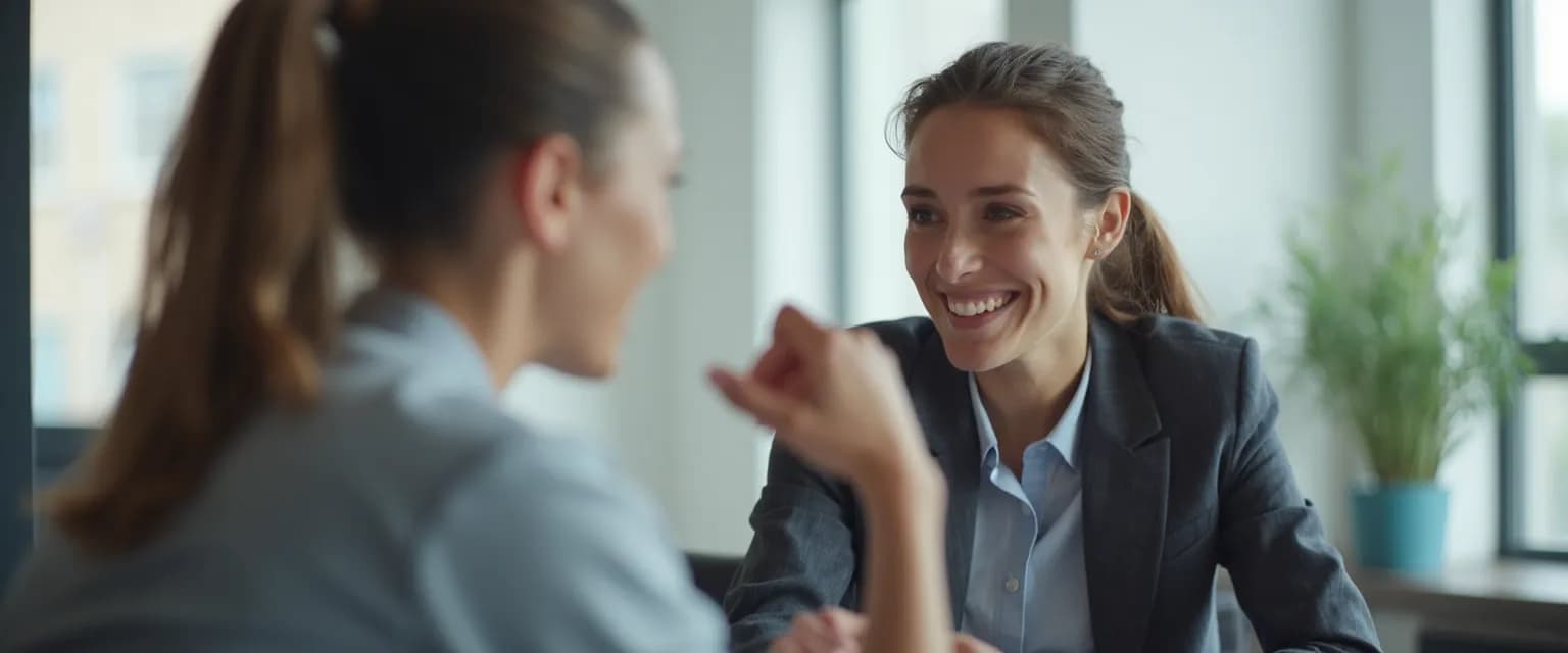 Professionals using emotional intelligence at work to resolve workplace tension