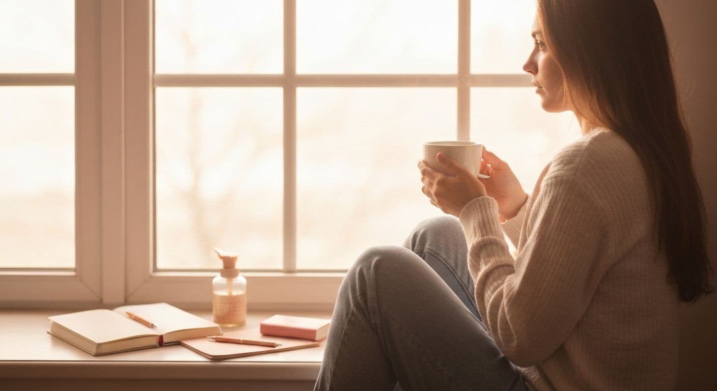 Person practicing emotional heartbreak recovery techniques using science-based mindfulness strategies