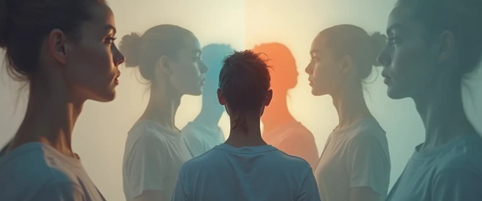 Five levels of self-awareness quiz diagram showing progression through awareness stages