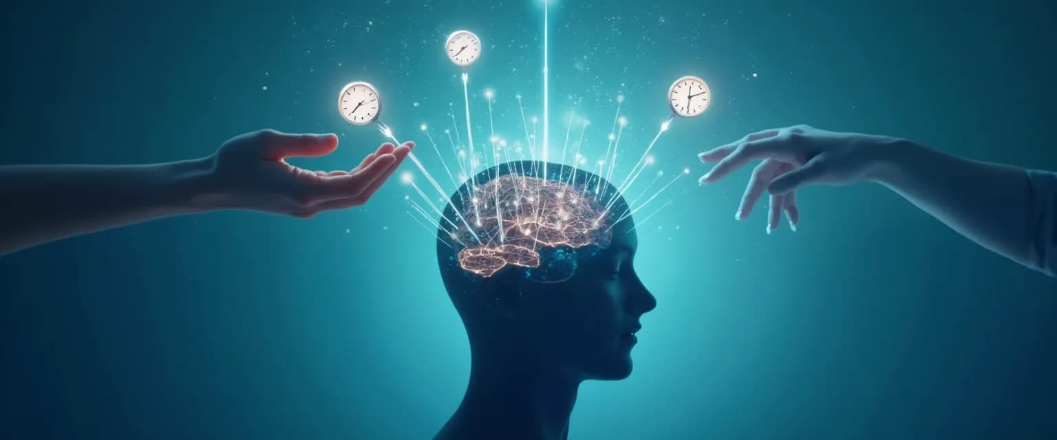 Person practicing mind engineering exercises for thought pattern transformation