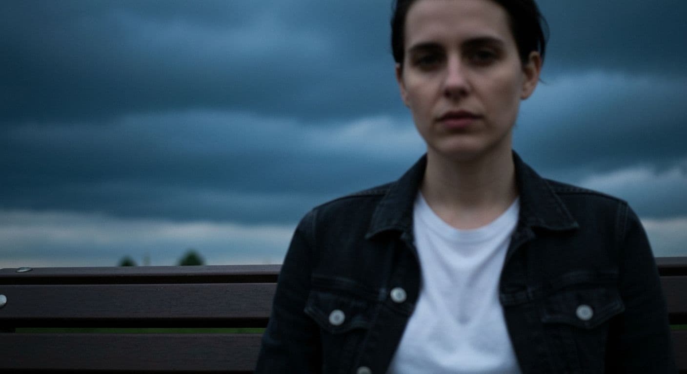 Visual guide showing the five stages of heartbreak with emotional markers for each phase