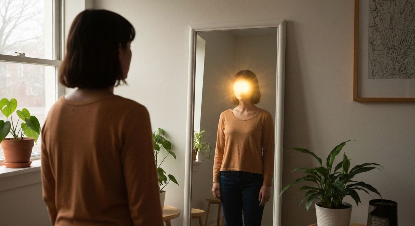 Person practicing self love without self awareness through mindful reflection and compassionate self-care