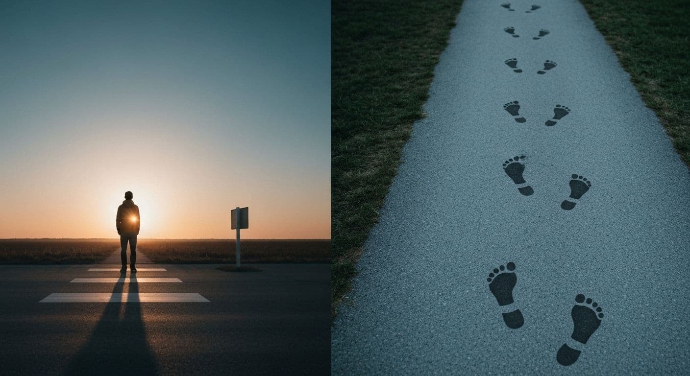 Person reflecting on relationship patterns to understand BPD and breakups cycles versus final endings