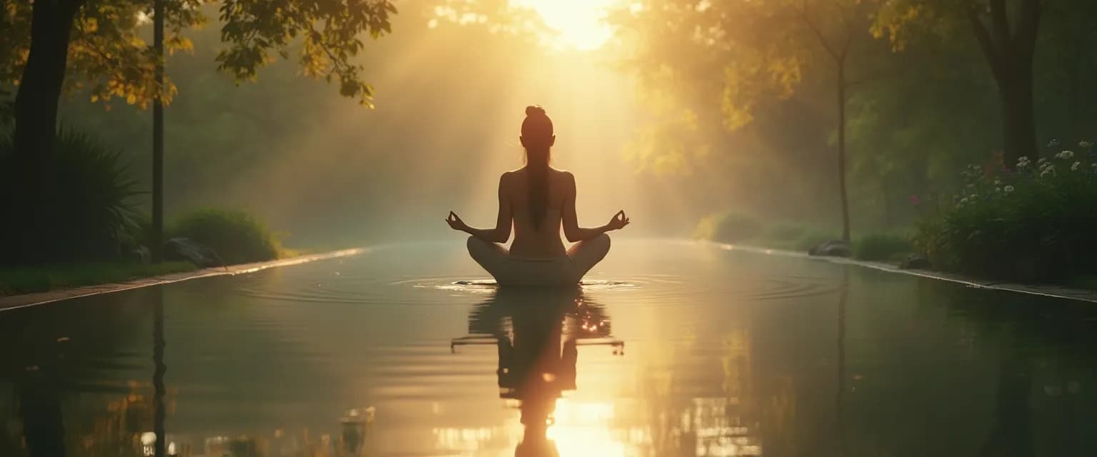 A person practicing self awareness with a compassionate mindset