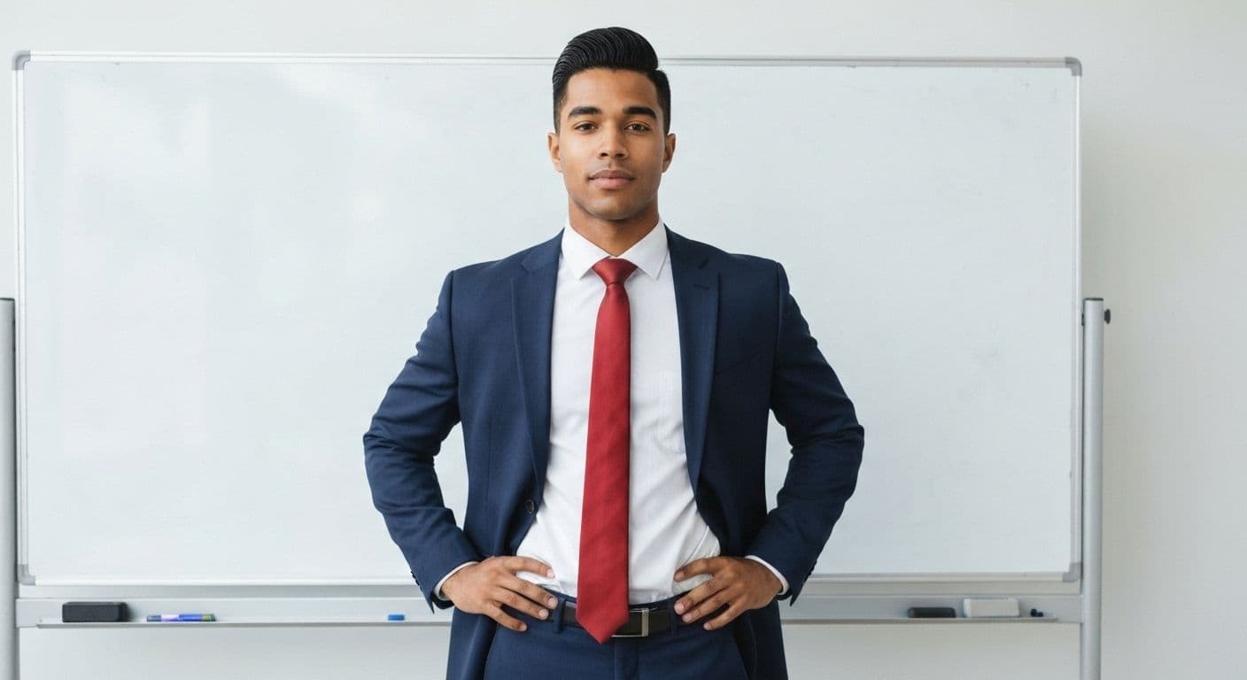 Professional explaining the self awareness concepts that lead to career success in modern workplace