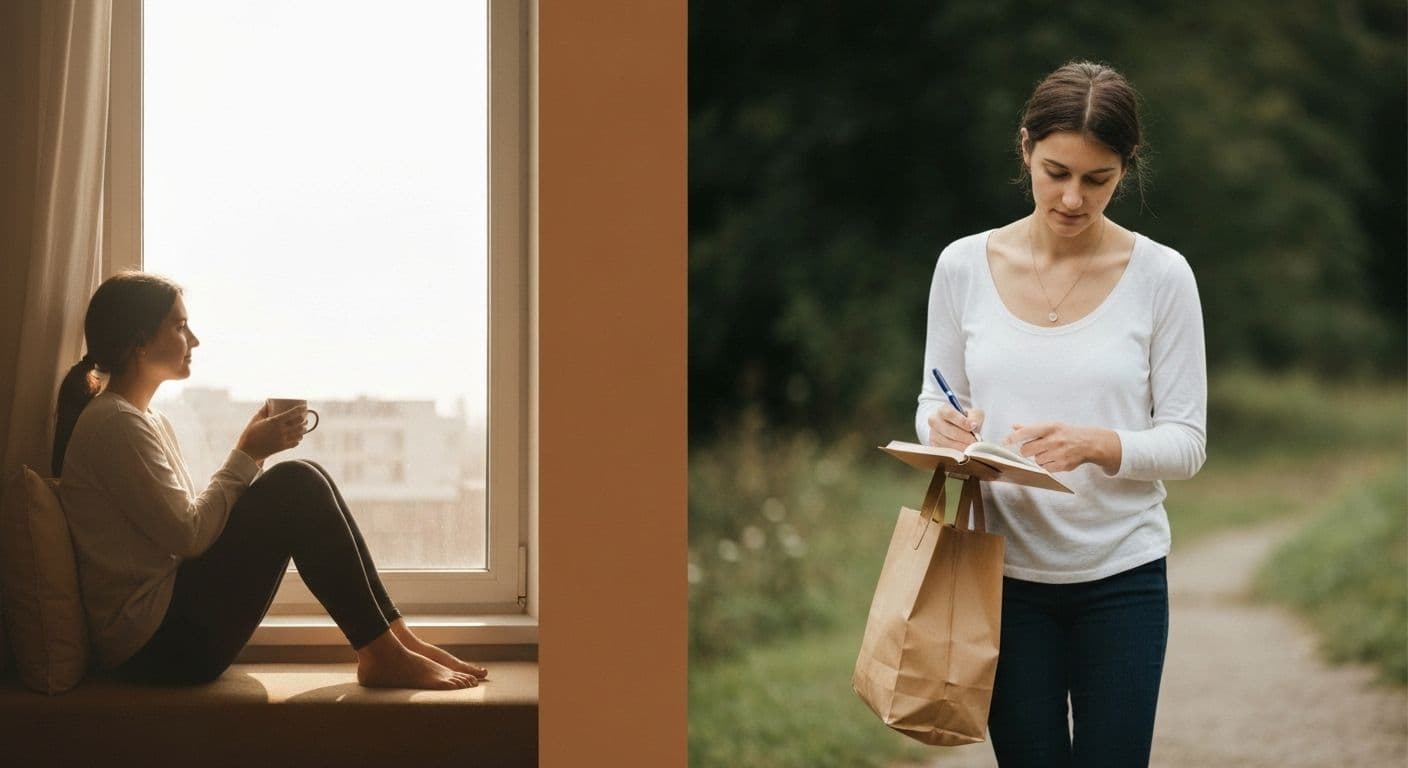 Person reflecting peacefully on their unique relationship heartbreak recovery journey