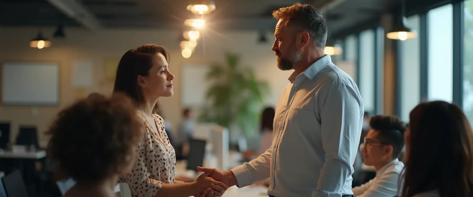 Leader demonstrating emotional intelligence leadership skills with a burned-out team