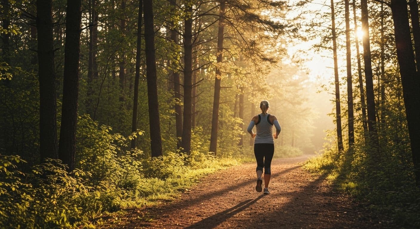 Person engaging in physical exercise heartbreak recovery through outdoor running after a breakup
