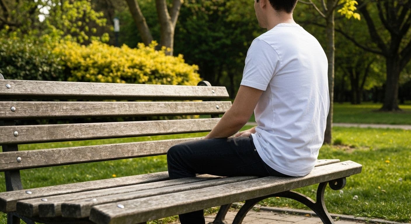 Person contemplating bipolar breakup regret while looking at phone, considering whether to reach out to ex-partner