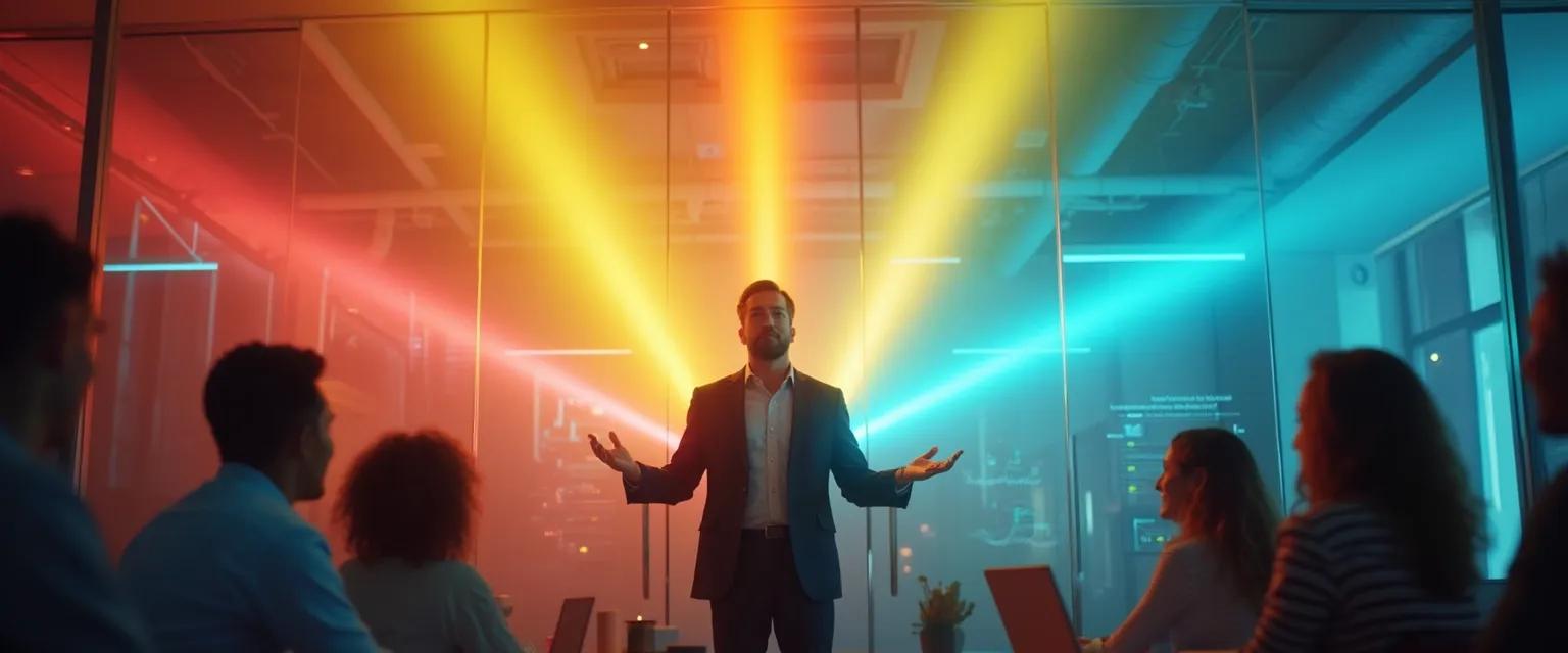 Diagram showing the relationship between emotional intelligence and leadership effectiveness