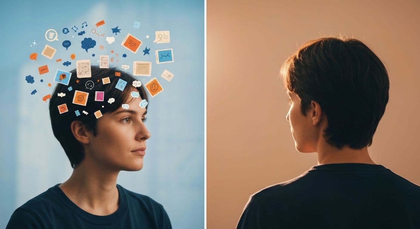 Self awareness slideshare presentation showing visual storytelling techniques for emotional intelligence training