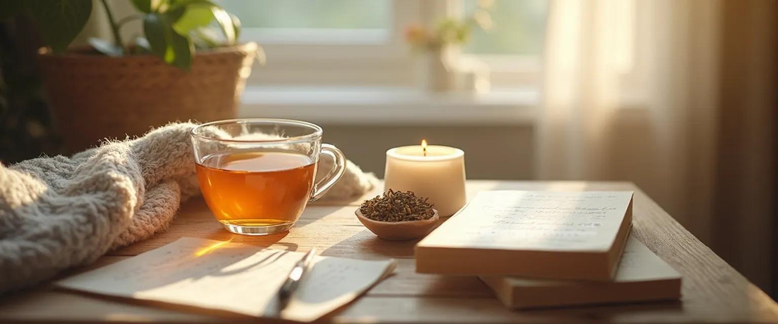 Thoughtfully arranged friend sympathy gift with comfort items to support someone during grief