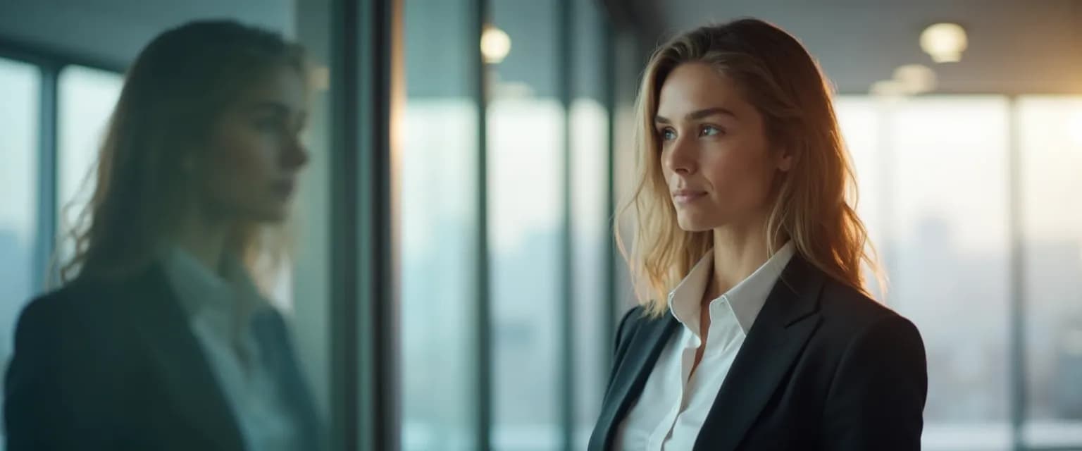 Professional achieving objectives of self-awareness in workplace setting