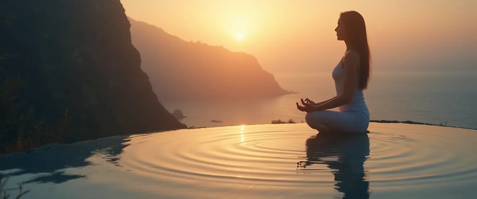 Person practicing self-awareness therapy techniques for mental resilience and emotional strength