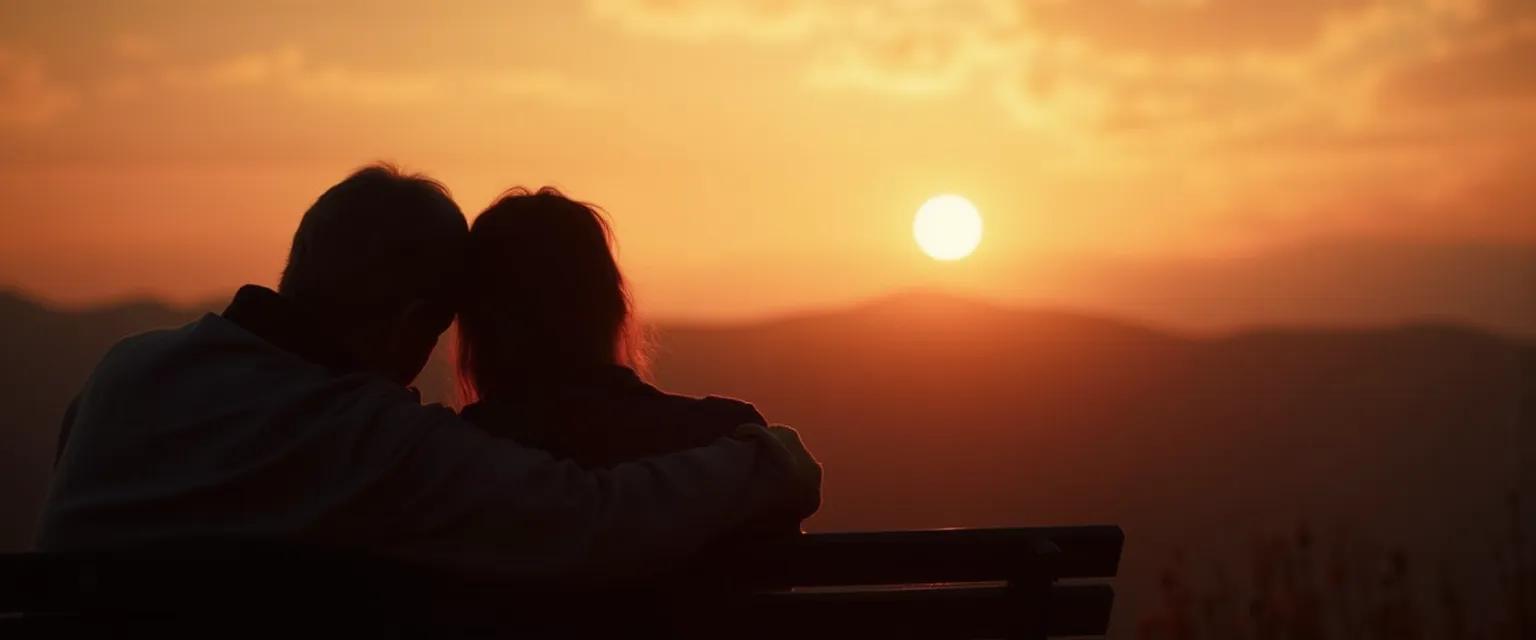 A person comforting someone who lost someone with compassionate presence