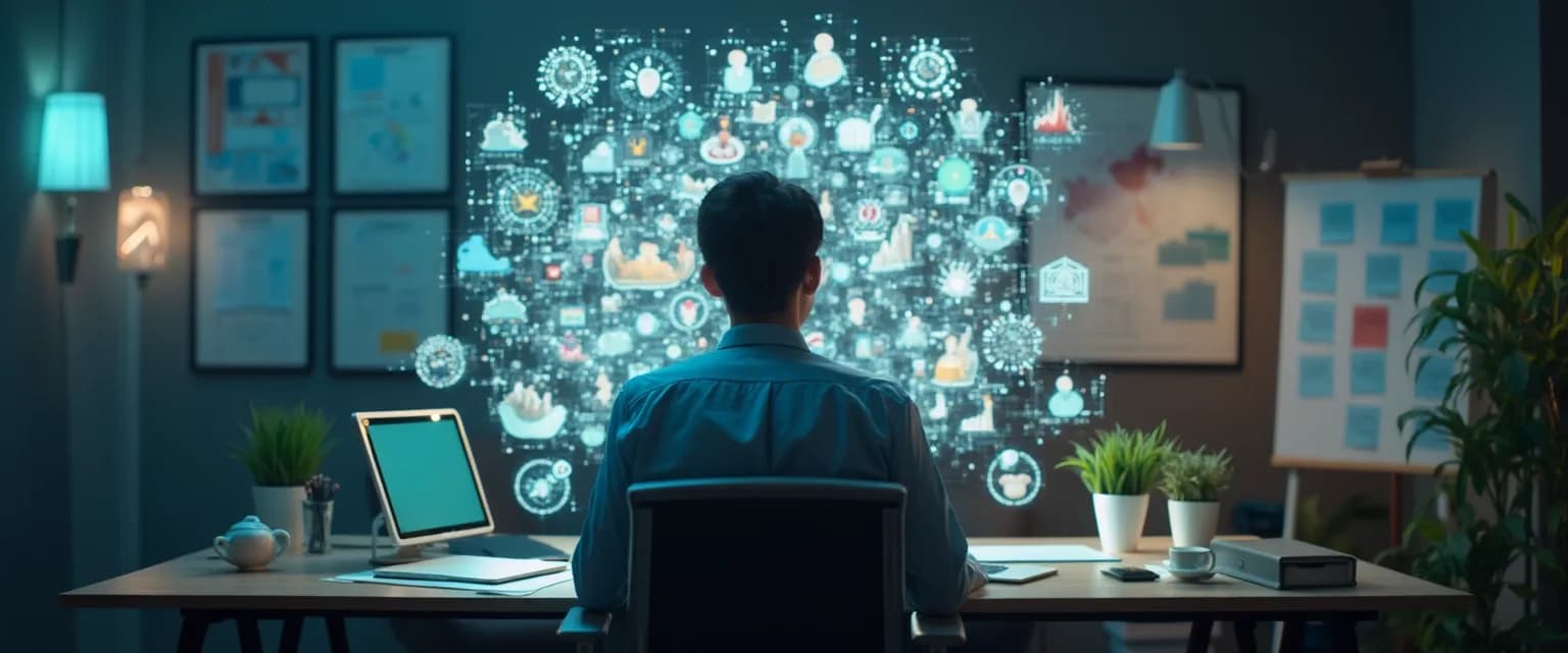 Professional using unconventional tools to improve self-awareness at work