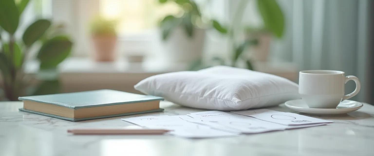 NHS healthcare professional practicing self-awareness techniques during a busy shift