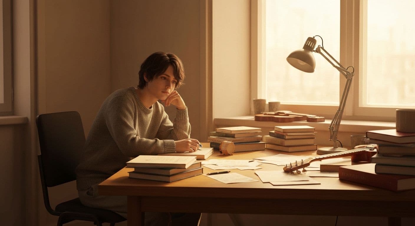 Person creating visual art journal as alternative to Notes on Heartbreak Annie Lord memoir approach