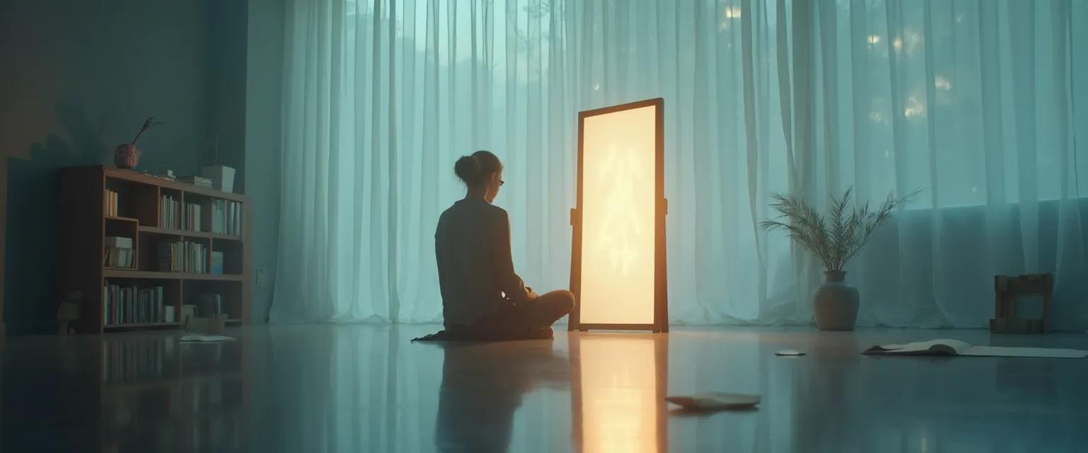 Diagram showing what self awareness includes in professional settings with 5 hidden dimensions