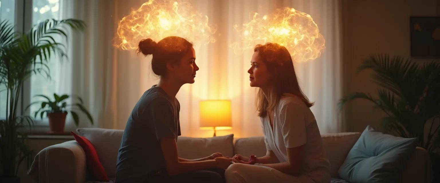 Professional counselor demonstrating examples of self-awareness in counselling session