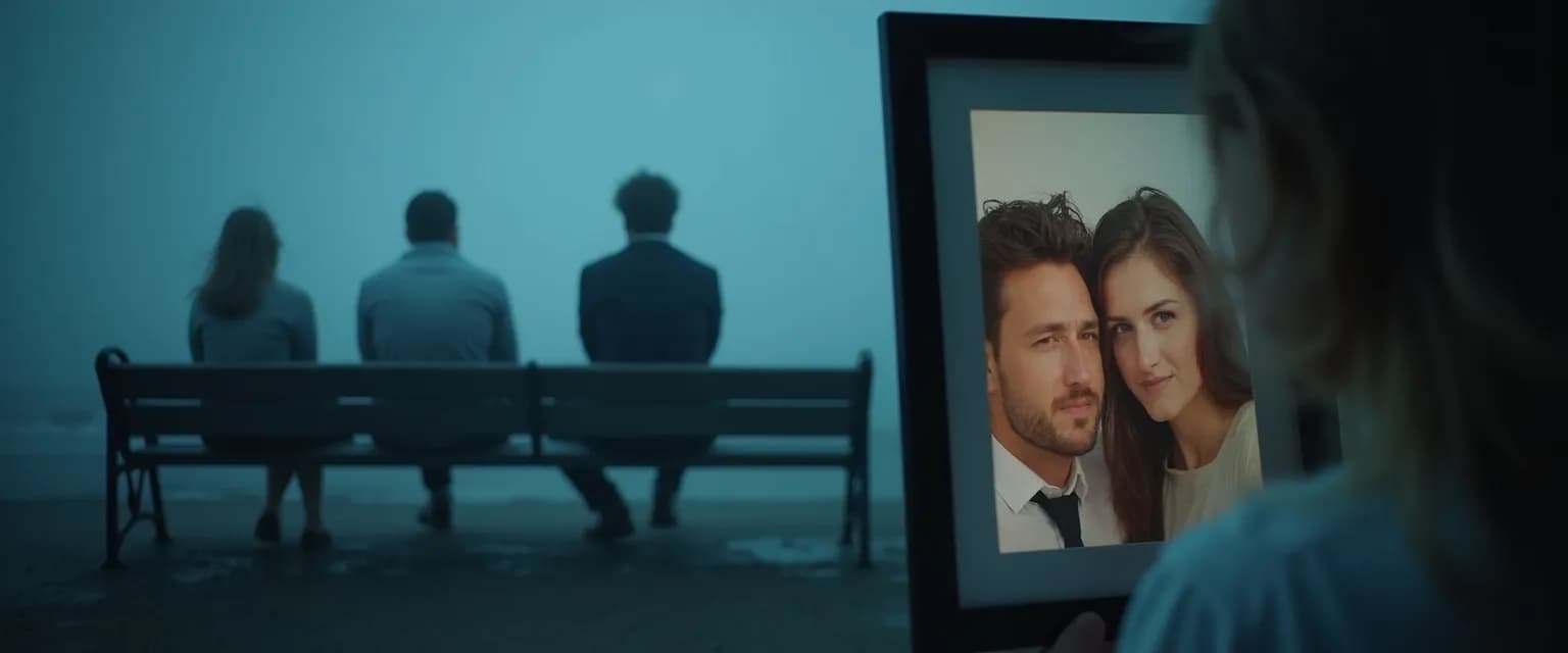 Person experiencing the grief of losing a friendship versus romantic breakup