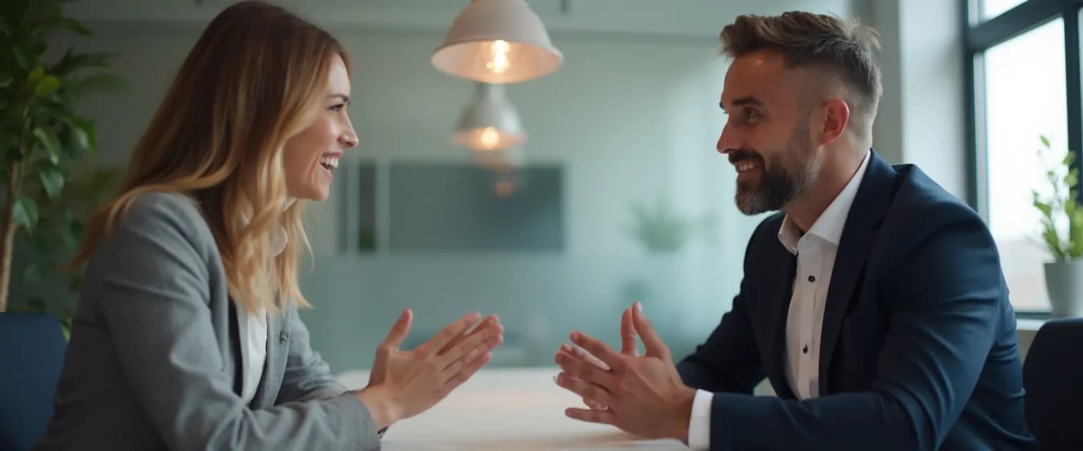 Business professionals demonstrating strong EQ during negotiation