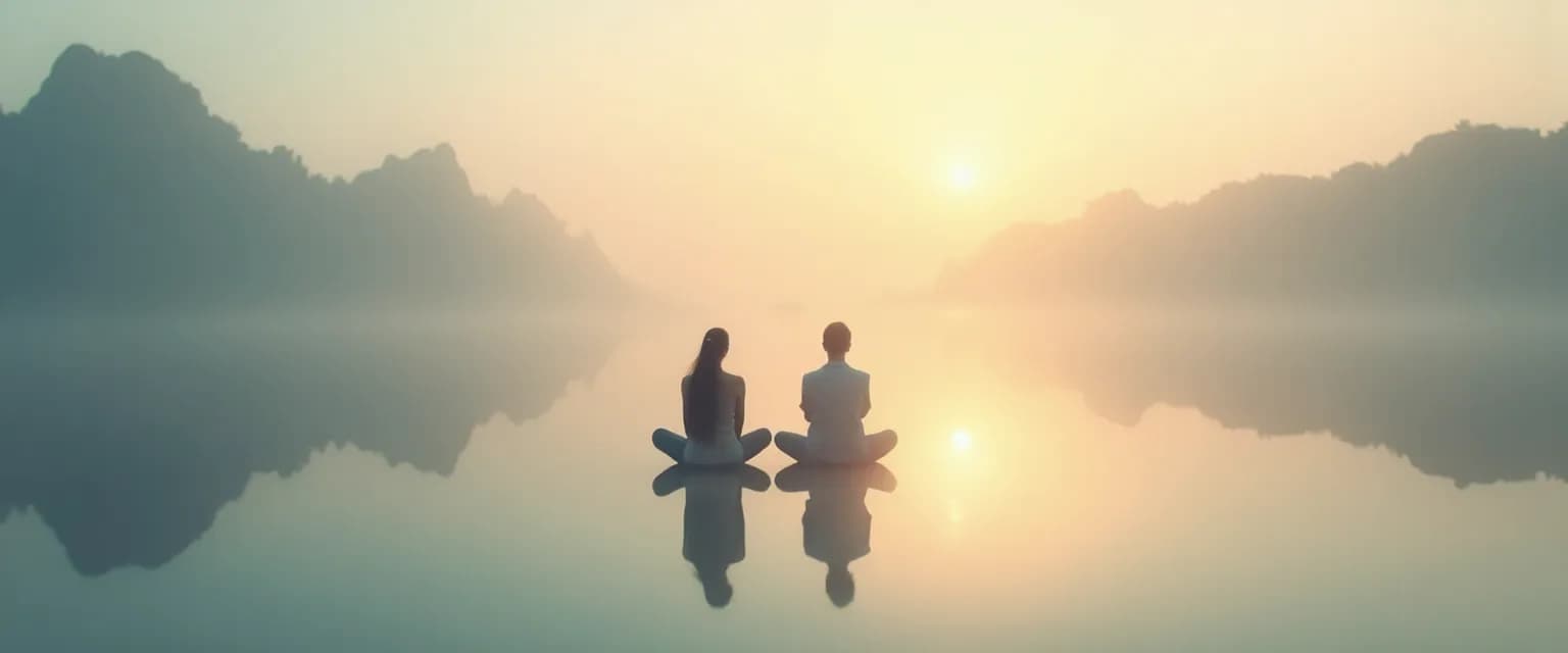 Person reflecting during everyday activities for self awareness and personal growth