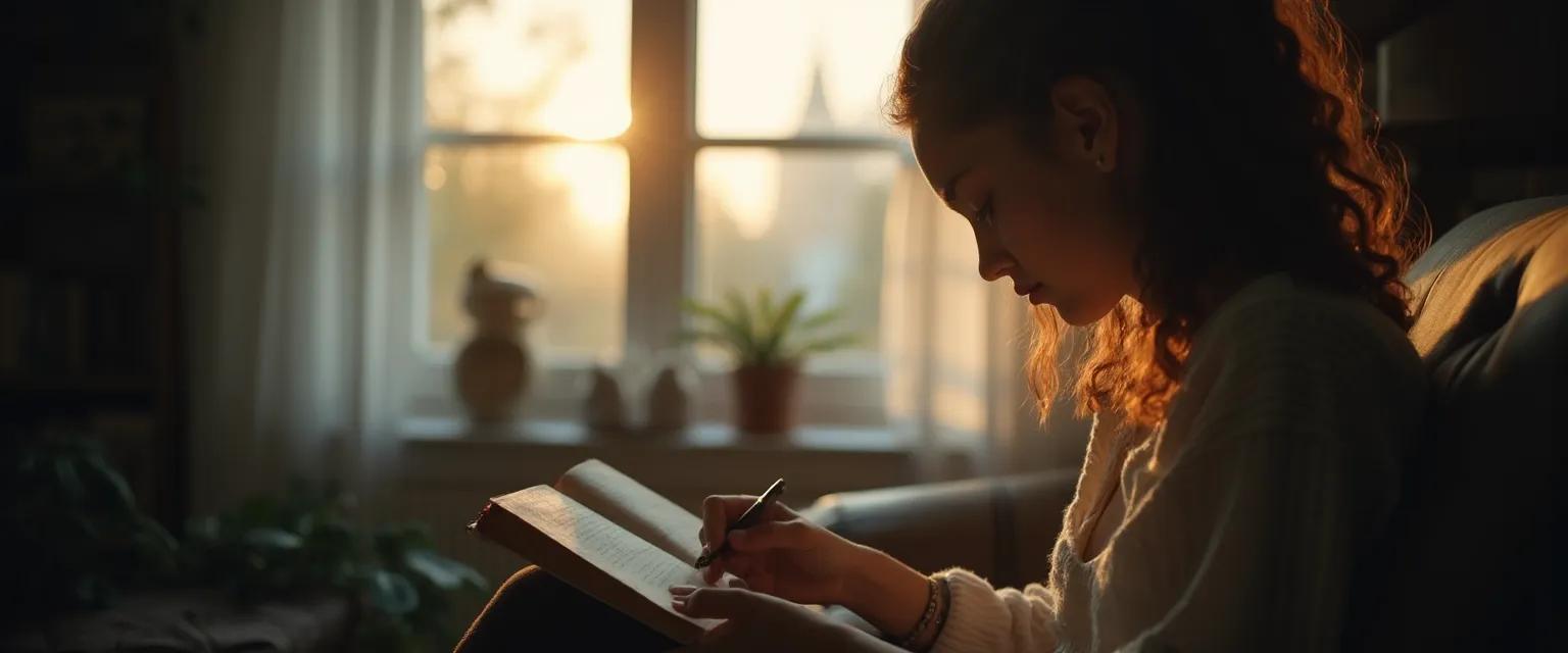 Introvert practicing mind management techniques for social balance