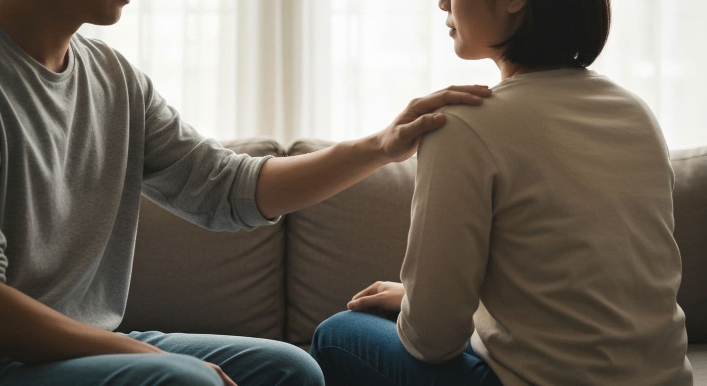 Thoughtful care package showing what to send a friend who lost a parent including comfort items and sympathy gifts