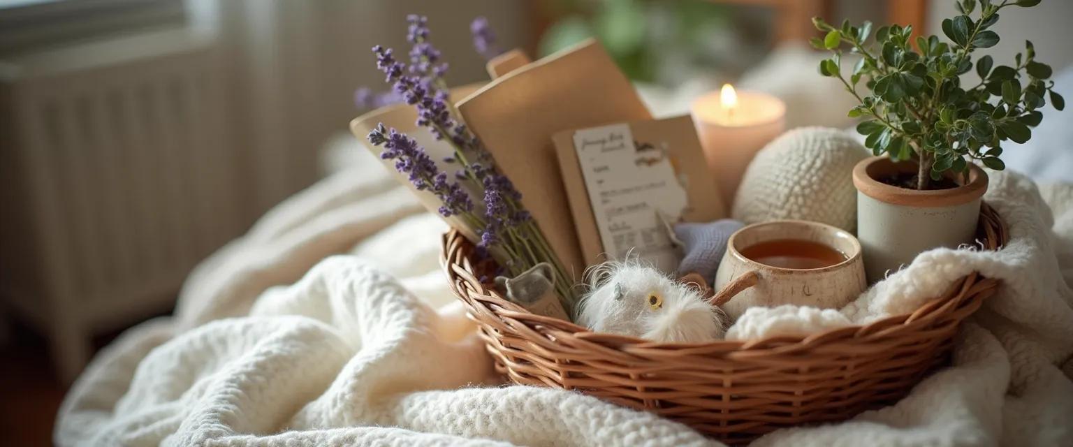 Self-care gift basket ideas for what to get someone who lost a loved one