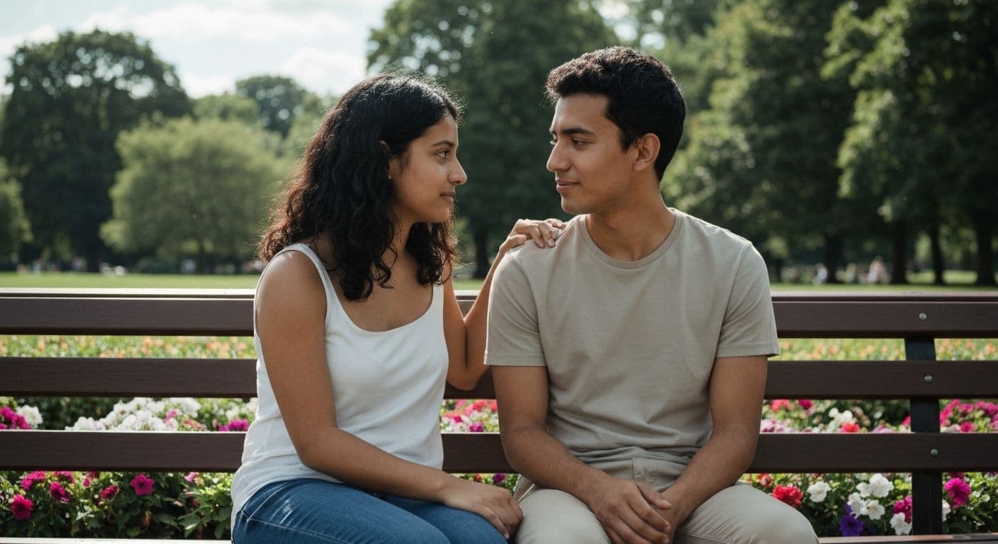 Person maintaining social connections while healing from friendship breakup
