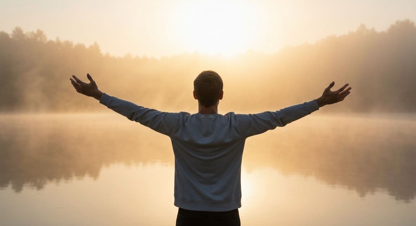 Person smiling confidently after healing from heartbreak, ready to love again with renewed emotional strength