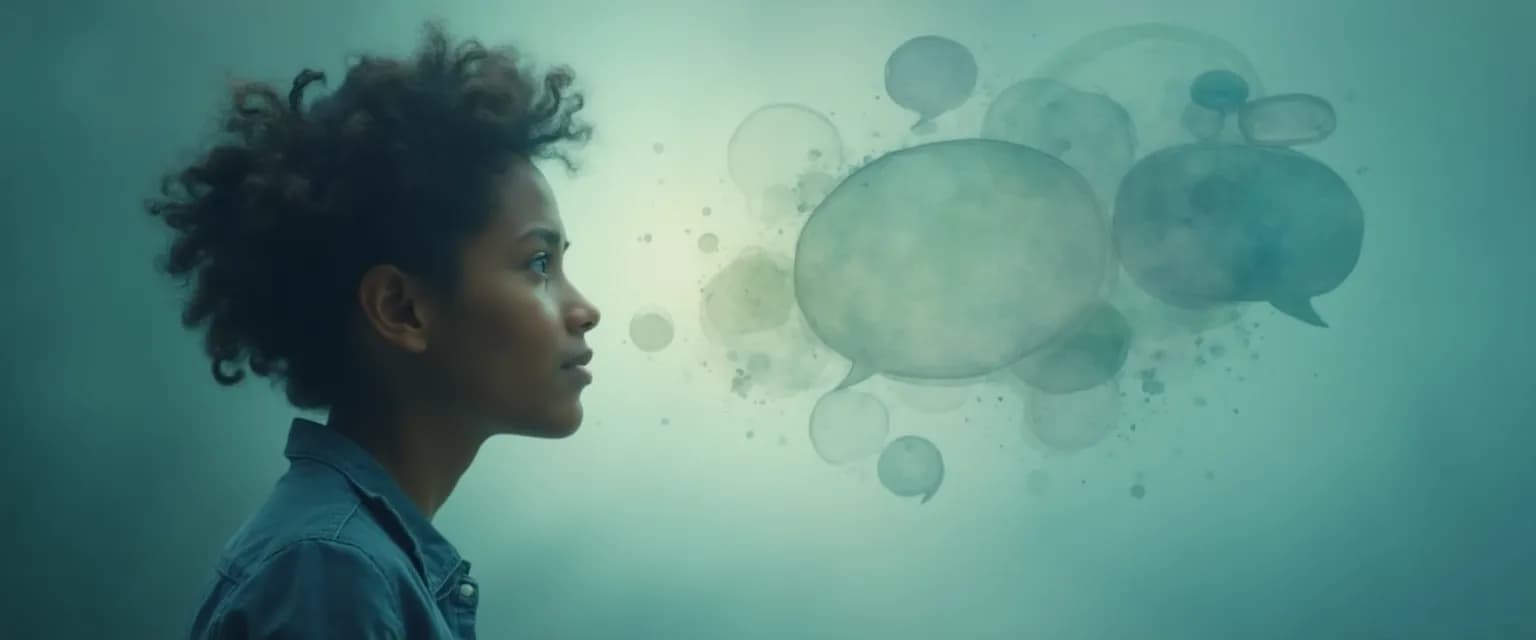 Person demonstrating active listening skills needed for emotional intelligence in workplace conversation