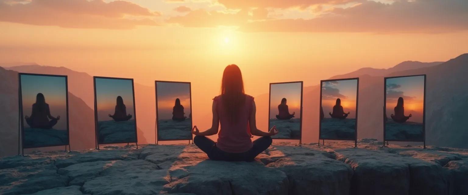 Person practicing self awareness psychology examples for improved emotional intelligence