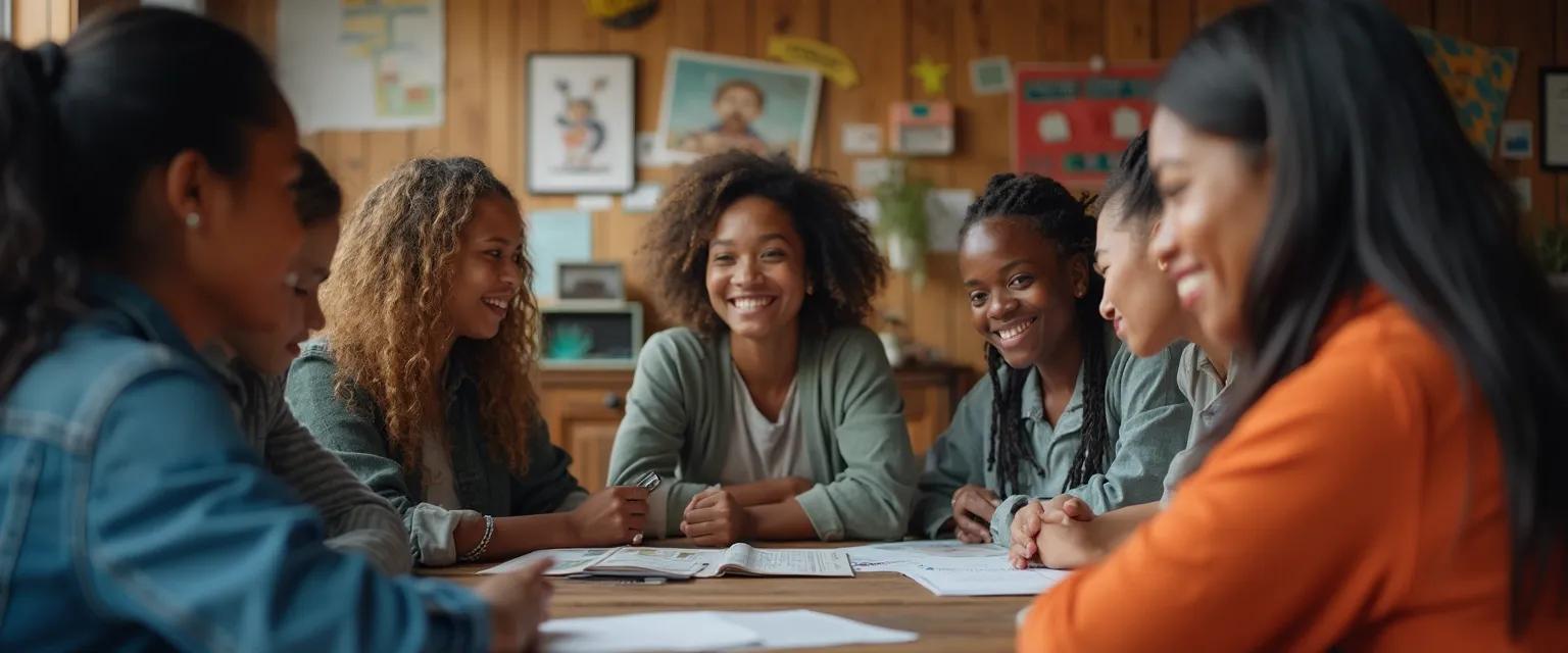 NSTP students practicing self-awareness exercises for community leadership development