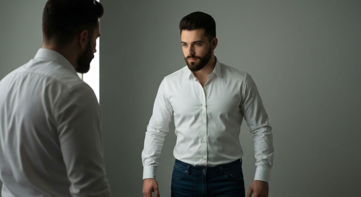 Person reflecting on daily self-talk patterns to improve self esteem awareness and recognize hidden blind spots