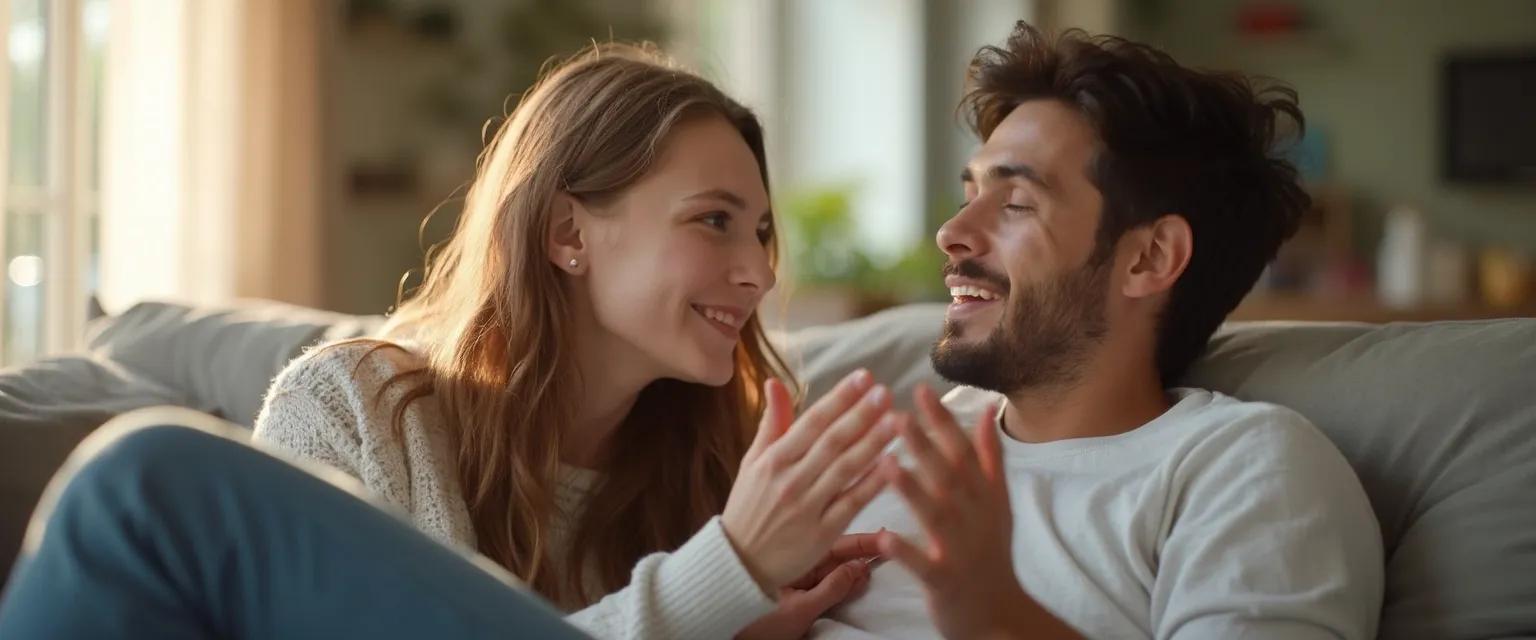 Parent and teenager discussing emotions to develop emo intelligence