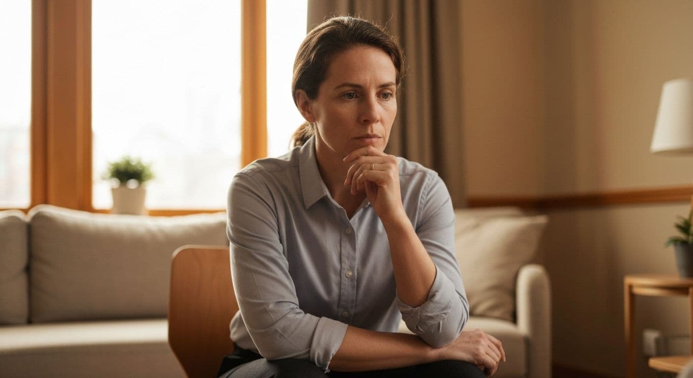 Counselor demonstrating examples of self awareness in counselling during a therapeutic session