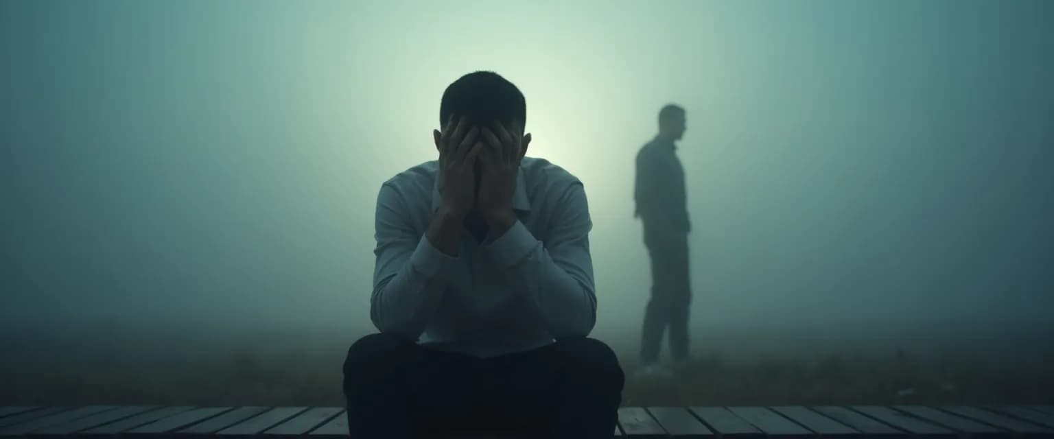 Man dealing with heartbreak through healthy emotional expression techniques