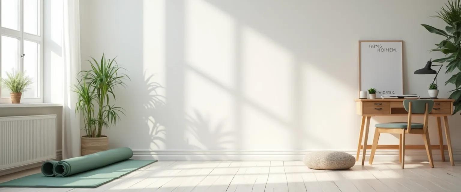 Matter over mind environment hacks showing light, color, and spatial arrangements that reduce negative thinking